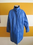 Image of Cobalt Blue Leather Coat