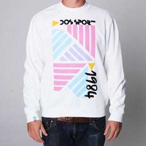 Image of Dos Sport 1984 | White Sweatshirt