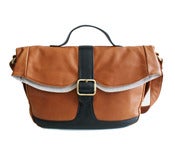 Image of Counsellor Bag - Tan feat. Black