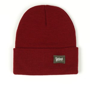 Image of Cardinal (or dark red) Cuff Beanie