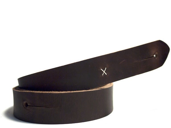 Image of Camden guitar strap in brown