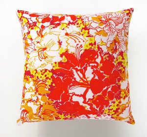 Image of Vintage Lilly Pulizer by Zuzek Fabric Pillow(s) 18" x 18"