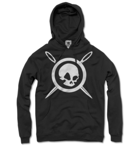 SKULL & NEEDLES HOODIE (Black)