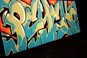 Image of SEEN graffiti canvas "Psycho" 