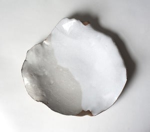 Image of White on White on Brown Tapas Plates