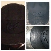 Image of Blk on Blk NF hat