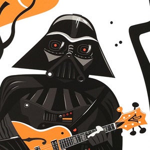 Image of Darth Rocks - White out
