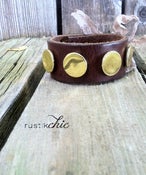 Image of Shiny Vintage Button snapped Cuff