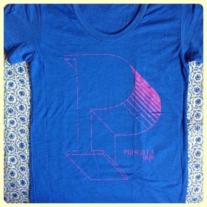 Image of Priscilla Ahn Blue T-Shirt