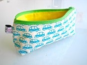 Image of Pencil case - blue cars