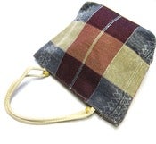 Image of Plaid Purse Earthy Tote