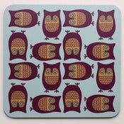 Image of Sleepy Owl Table Mats - Pack of Four