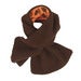 Image of l'asticot | brown woollen scarf