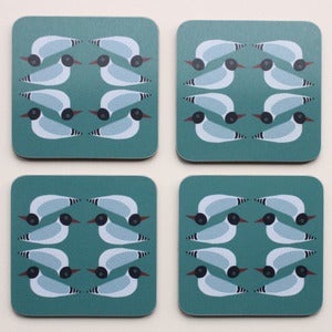 Image of Black-Headed Gull Coasters - Pack of Four