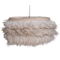Image of White Feather Lamp