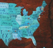 Image of the america map