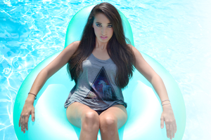 Image of Debardeur femme Unicorn across the universe
