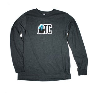Image of TC Michigan Long Sleeve Dark Gray Heather