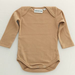 Image of Gardner Long Sleeve Romper Honey