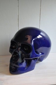 Image of Sacred Skull Ornament Deep Ocean