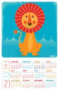 Image of 2013 Sun Lion Wall Calendar & Art Print