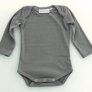 Image of Gardner Long Sleeve Romper Grey
