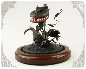 Image of SOLD- Venus & Widow - Glass Fairy Tale Scape by the Filigree