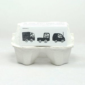 Image of Beep, Beep! Little Car & Truck & Van Stamp Set (3 Rubber Stamps)