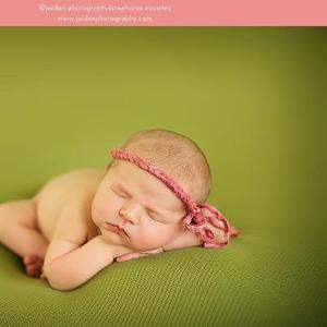 Image of "Jen" Silk Ribbon Halo Tieback