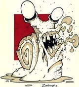 Image of Zombie Snail Print