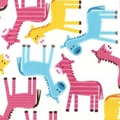 Image of Urban Zoologie Multicolor Horses