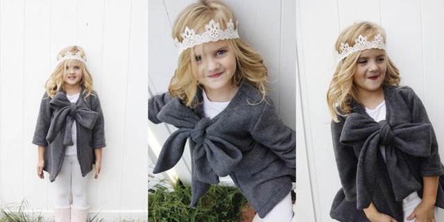Image of the ZERMATT bow swing coat PDF pattern