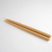 Image of Large pair of tapered beeswax candles