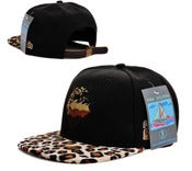 Image of NEW! Pink Dolphin Waves Leopard Strapback Hat Collection