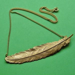 Image of Vintage Feather Necklace