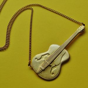 Image of Vintage Guitar Necklace 