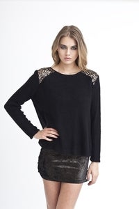Black and Gold Jumper