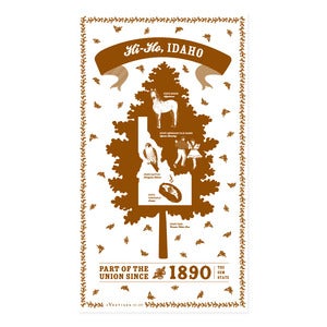 Image of Idaho State Towel