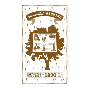 Image of Wyoming State Towel