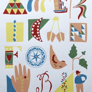 Image of 'American Folk Trip' screen print
