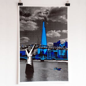 Image of 'The Shard' screen print