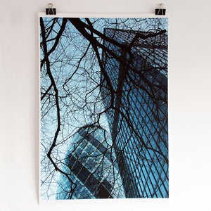 Image of 'The Gherkin' A2 giclee print