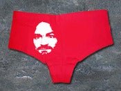 Image of CULT LEADER CHARLES MANSON BOOTY SHORTS