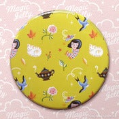 Image of Autumn Cottage Pocket Mirror