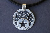 Image of Funky Silver Sun #1