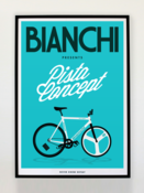 Image of Bianchi Pista Concept Print