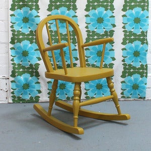 Image of Vintage Child's Rocking Chair - SOLD