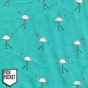 Image of Tshirt Flamingo Turquoise