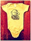 Image of Babies Logo Onesie Lemon