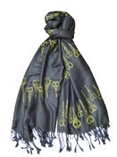 Image of Antique Scissor Scarf (Storm Gray)